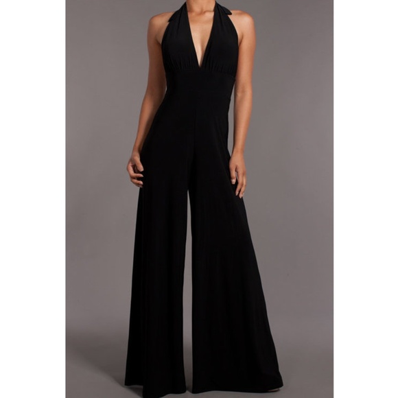 halter neck palazzo jumpsuit